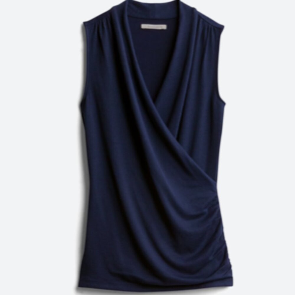 Stitch Fix - 41 Hawthorn Wrap Front Ruched Knit Top